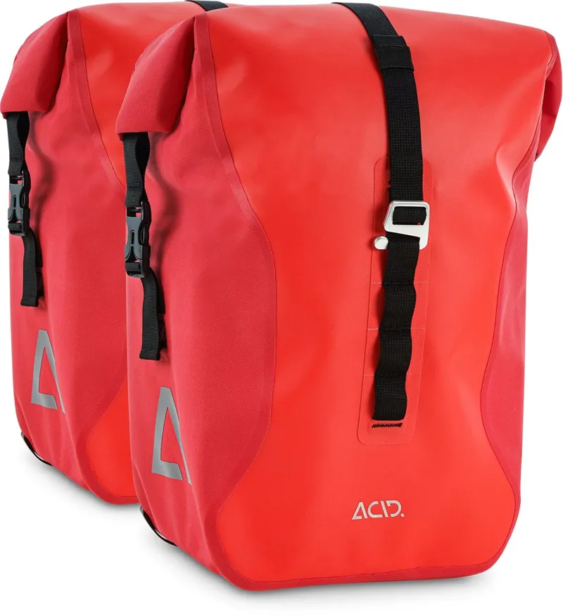 Acid Travlr Pro 2x20L Pannier Bags in Flame/Black